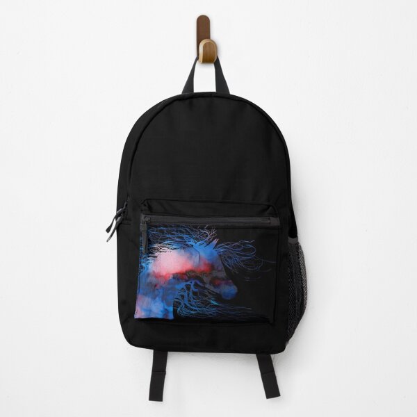 Item preview, Abstract Wild Horse Red And Blue designed and sold by Michelle Wrighton.