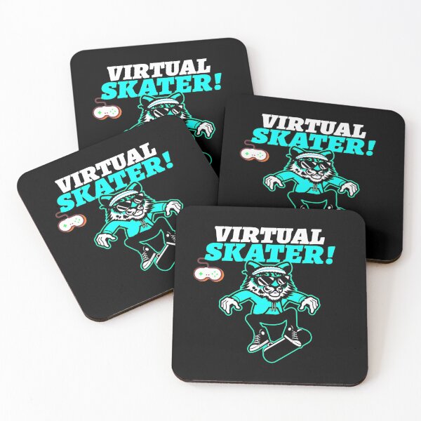 Item preview, Video Game Virtual Tiger Skater - Green/ Teal designed and sold by CadeTX.
