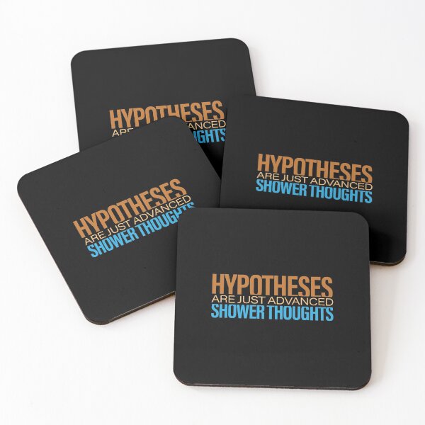 Item preview, Hypotheses Are Just Advanced Shower Thoughts - Science Puns designed and sold by artColourized.