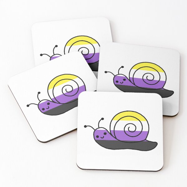 Item preview, Non-Binary Snail! designed and sold by Kaytmars.