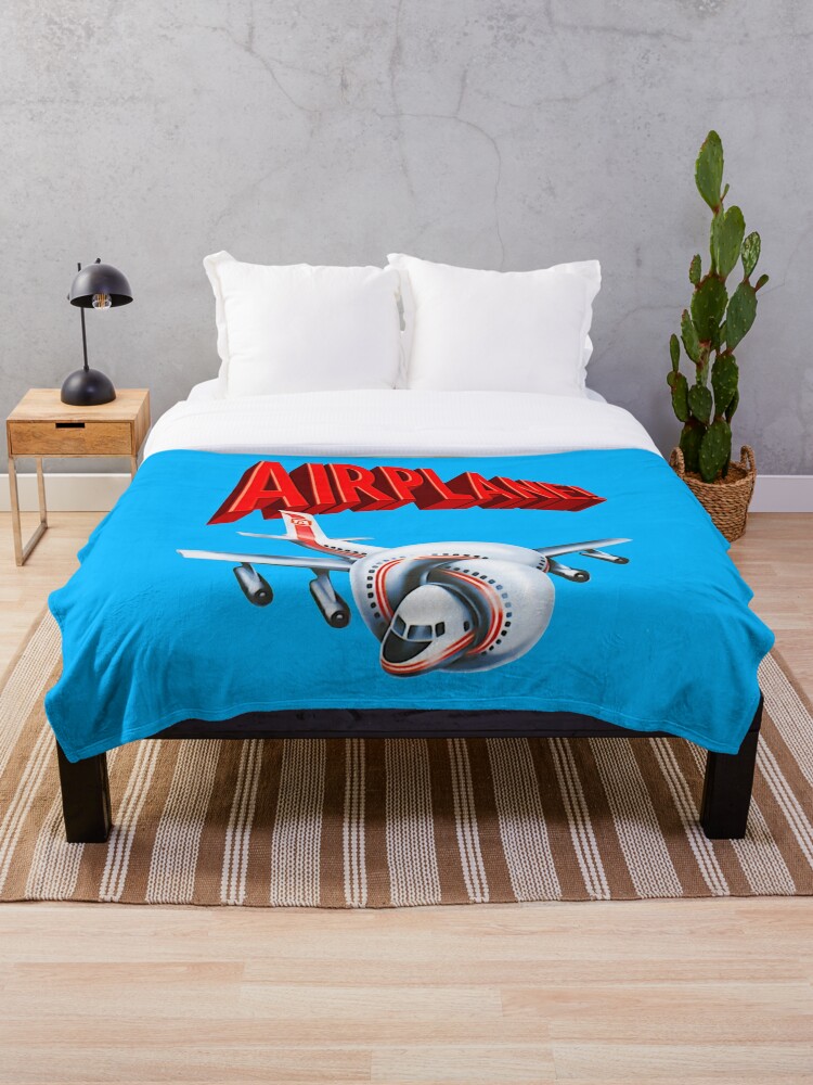 Airplane! Movie Throw Pillow by JackCarter2501