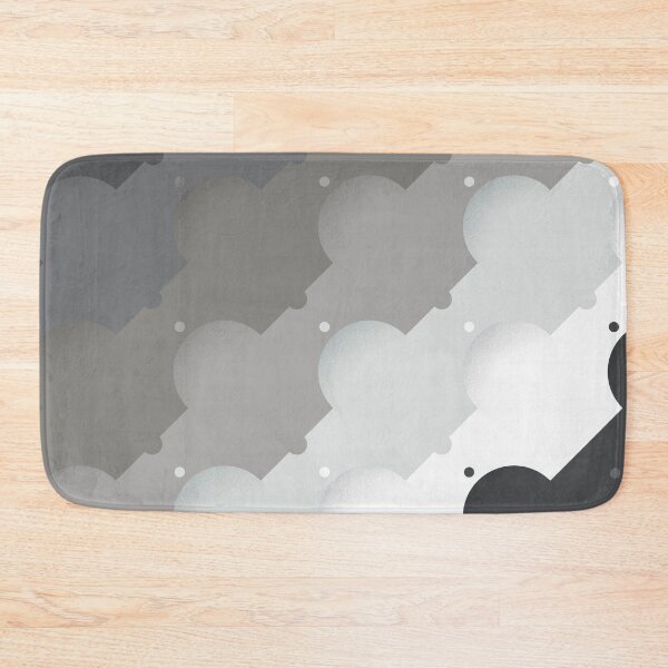 Item preview, Dome Circles & Diagonal Lines Pattern – Gray designed and sold by RoguePatterns.