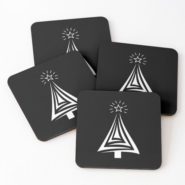 Item preview, Happy Merry Christmas tree  designed and sold by NerdySherds.