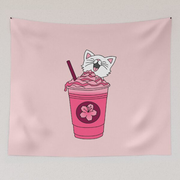Item preview, Strawberry Frap cat  designed and sold by MoonLilly18.