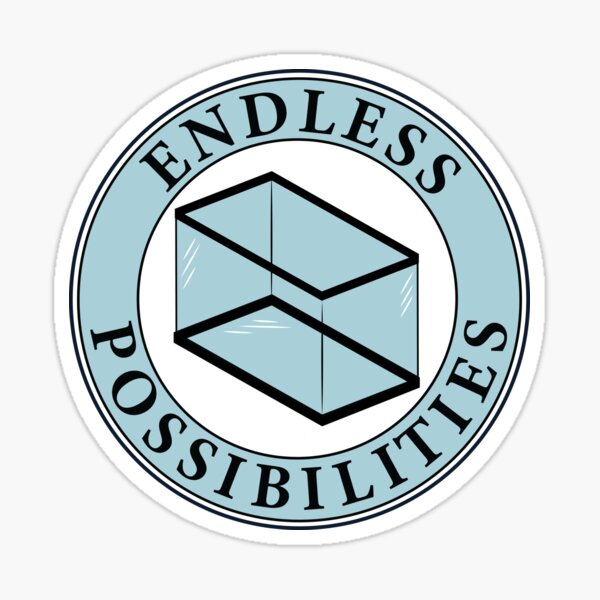 Vista previa del artículo con la obra «Posibilidades infinitas», diseñado y vendido por WetFins.