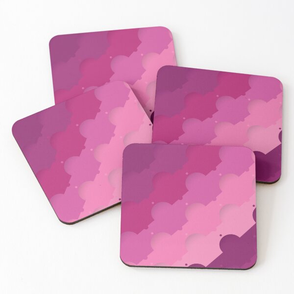 Item preview, Dome Circles & Diagonal Lines Pattern – Fuchsia & Pink designed and sold by RoguePatterns.