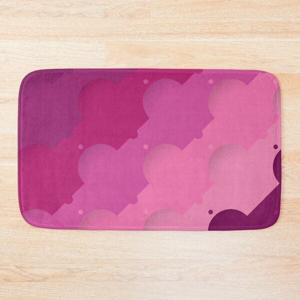 Item preview, Dome Circles & Diagonal Lines Pattern – Fuchsia & Pink designed and sold by RoguePatterns.