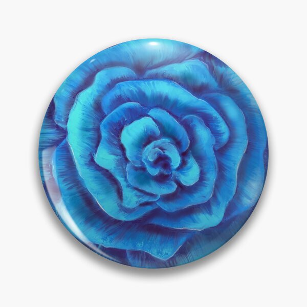 Item preview, Blue rose flower print 3 designed and sold by Daydreamer753.