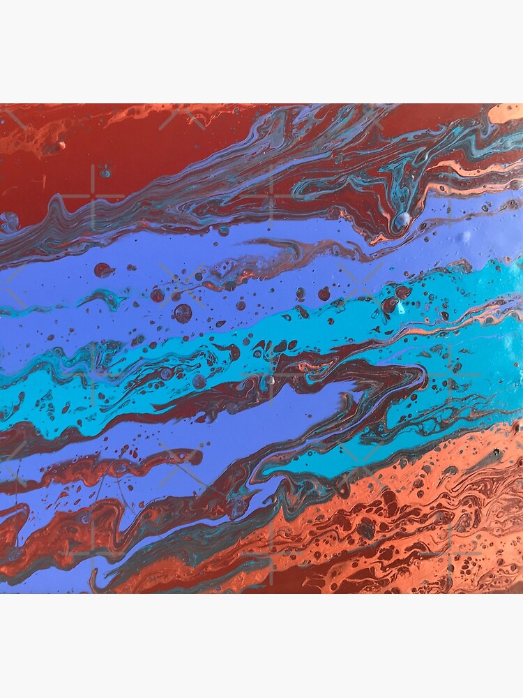 Abstract Painting-Title "Copper Creek Canyon" by Matlgirl