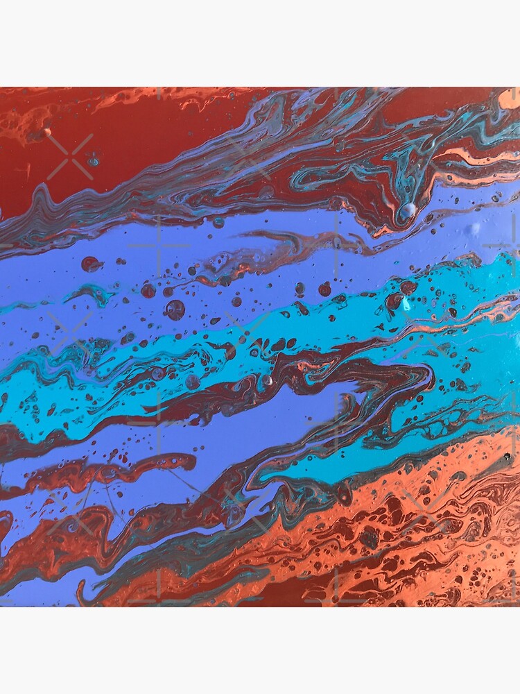 Abstract Painting-Title "Copper Creek Canyon" by Matlgirl