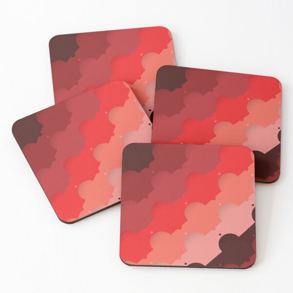Item preview, Dome Circles & Diagonal Lines Pattern – Red designed and sold by RoguePatterns.