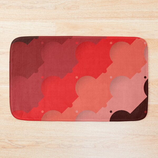 Item preview, Dome Circles & Diagonal Lines Pattern – Red designed and sold by RoguePatterns.