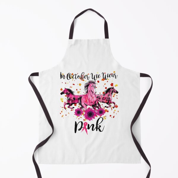Item preview, In October We Wear Pink Horse Breast Cancer Halloween designed and sold by MarkHudson78.