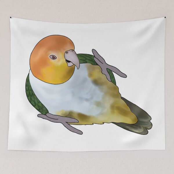 Item preview, Belly Up Caique designed and sold by legitparrot.