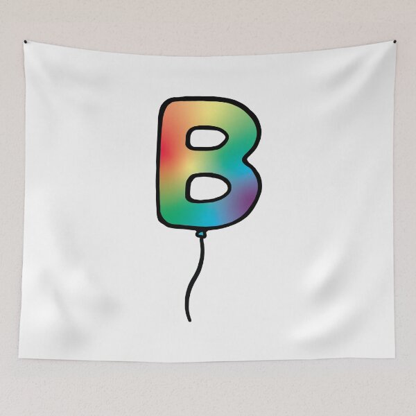Item preview, Initial Monogram Balloon Letter B designed and sold by murialbezanson.