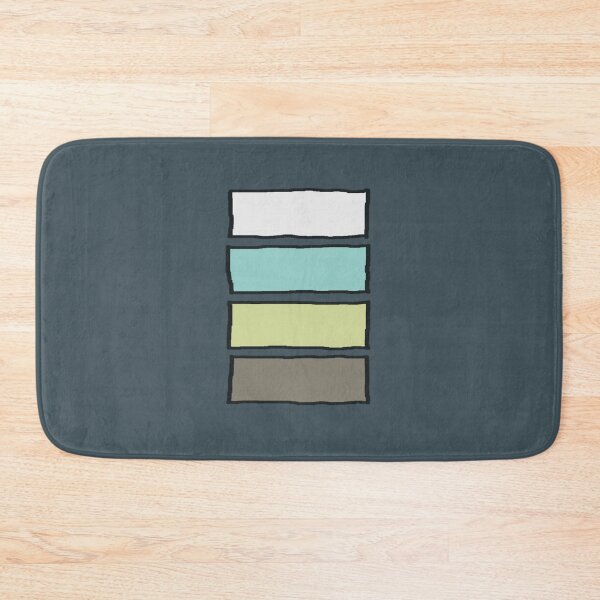 Item preview, Green To White Four Color Bars designed and sold by Chubuter.