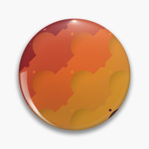 Item preview, Dome Circles & Diagonal Lines Pattern – Orange designed and sold by RoguePatterns.