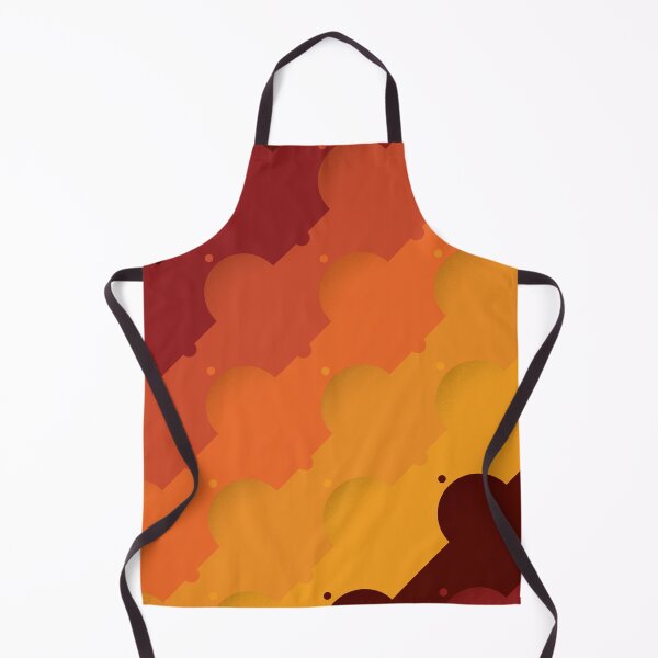 Item preview, Dome Circles & Diagonal Lines Pattern – Orange designed and sold by RoguePatterns.