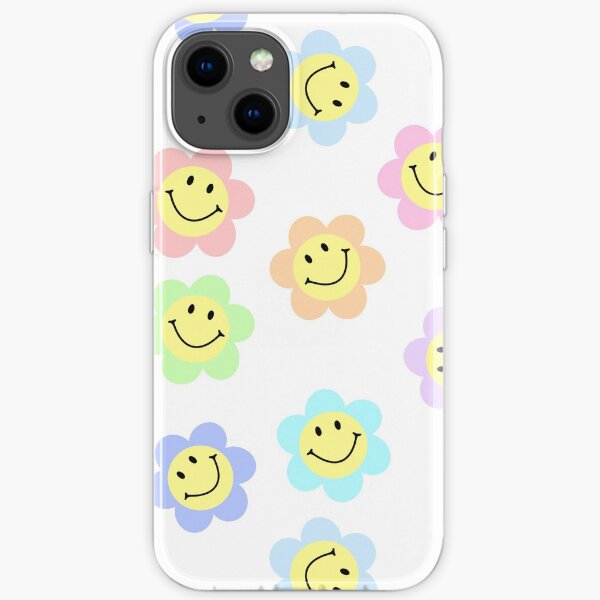 Pastel Smiley Flower Pack iPhone Soft Case