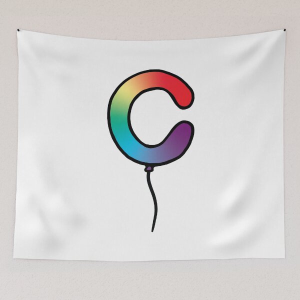 Item preview, Initial Monogram Balloon Letter C designed and sold by murialbezanson.