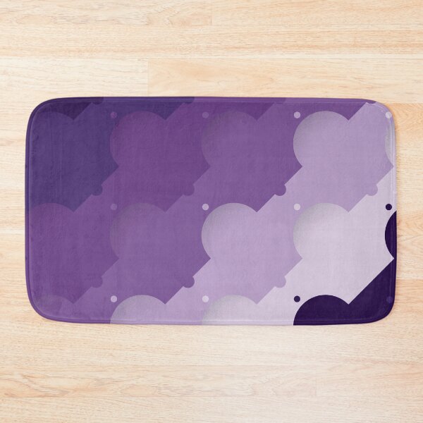 Item preview, Dome Circles & Diagonal Lines Pattern – Purple designed and sold by RoguePatterns.