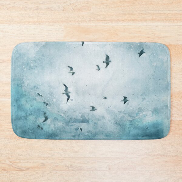 Item preview,  birds flying on sky_watercolor painting designed and sold by shokA Design.