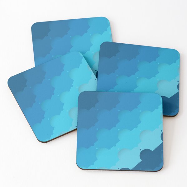 Item preview, Dome Circles & Diagonal Lines Pattern – Blue designed and sold by RoguePatterns.