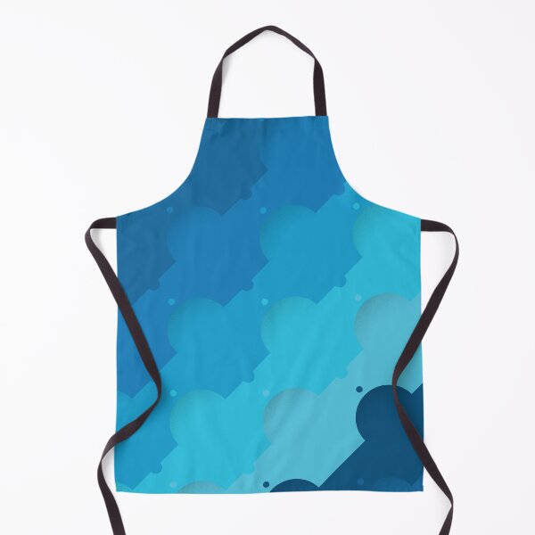 Item preview, Dome Circles & Diagonal Lines Pattern – Blue designed and sold by RoguePatterns.