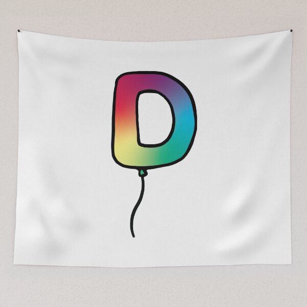 Item preview, Initial Monogram Balloon Letter D designed and sold by murialbezanson.