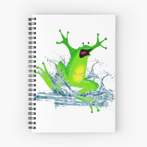 Item preview, Frog jumping out of water designed and sold by luvvvvvit.
