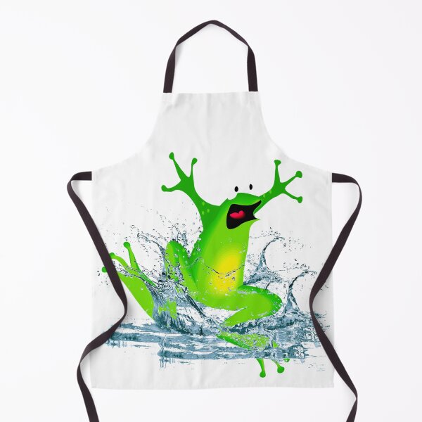 Item preview, Frog jumping out of water designed and sold by luvvvvvit.