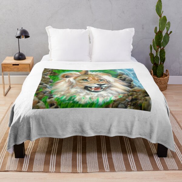 Item preview, The Lion is the King of the Jungle designed and sold by rikkirocx.