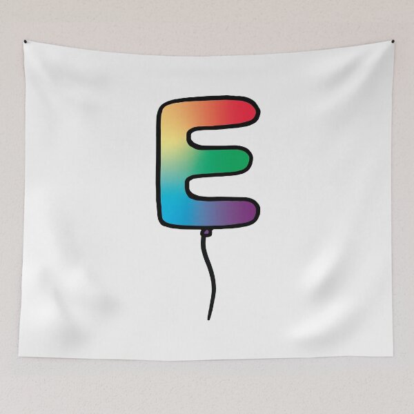 Item preview, Initial Monogram Balloon Letter E designed and sold by murialbezanson.