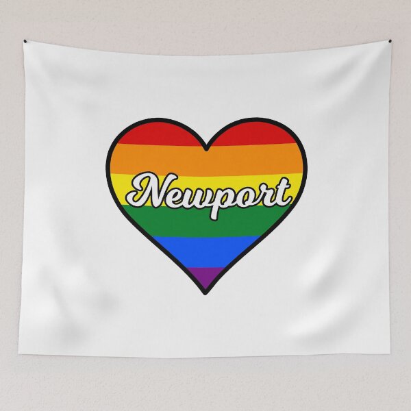 Item preview, Newport Rhode Island Gay Pride Heart designed and sold by fearcity.