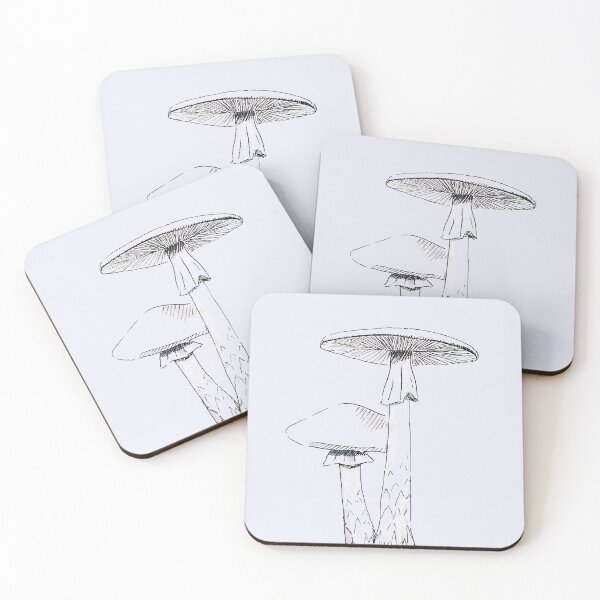 Item preview, Destroying Angel mushroom designed and sold by Nicole Procter.