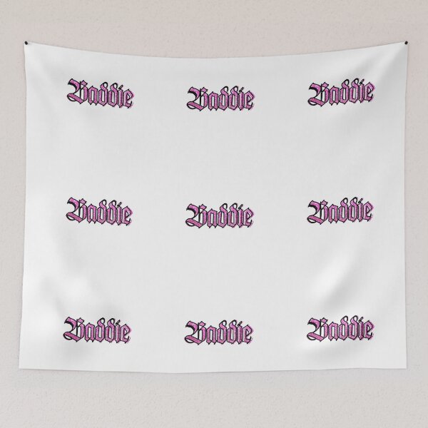Item preview, Glitter pink baddie designed and sold by stickerbygracie.