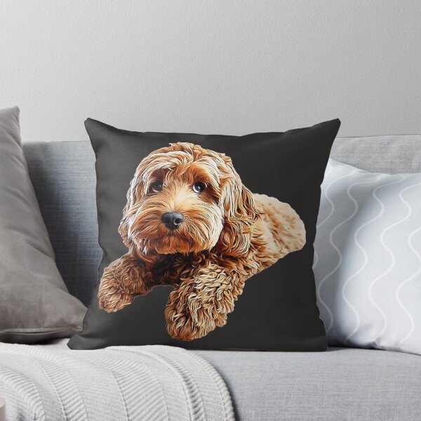 Vista previa del artículo con la obra «Lindo cachorro de perro Doodle Cockerpoo Cockapoo Spoodle», diseñado y vendido por Elarex.