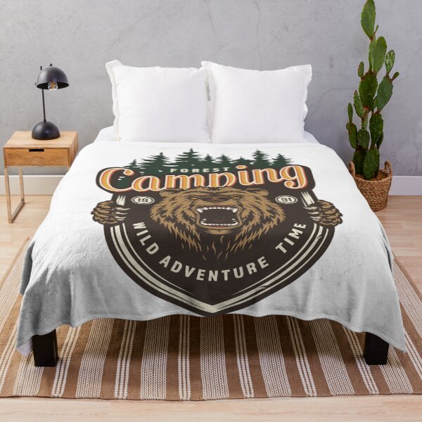 Item preview, Forest Camping Wild Adventure Time designed and sold by Vector Scout Lab.