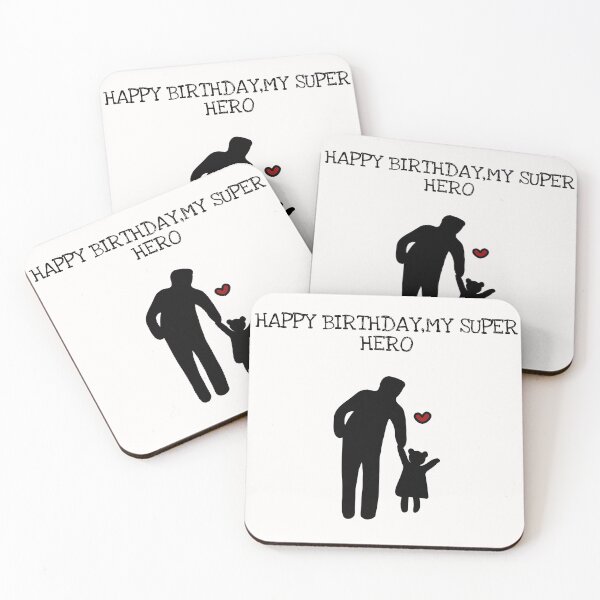 Item preview, Happy birthday my super hero dad designed and sold by Mermaidssparkle.