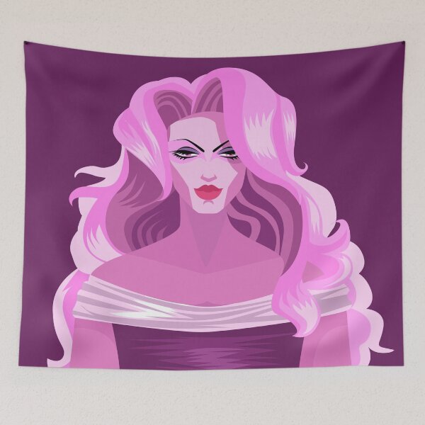 Item preview, happy cute pink drag queen designed and sold by matintheworld ( delcarmat ).