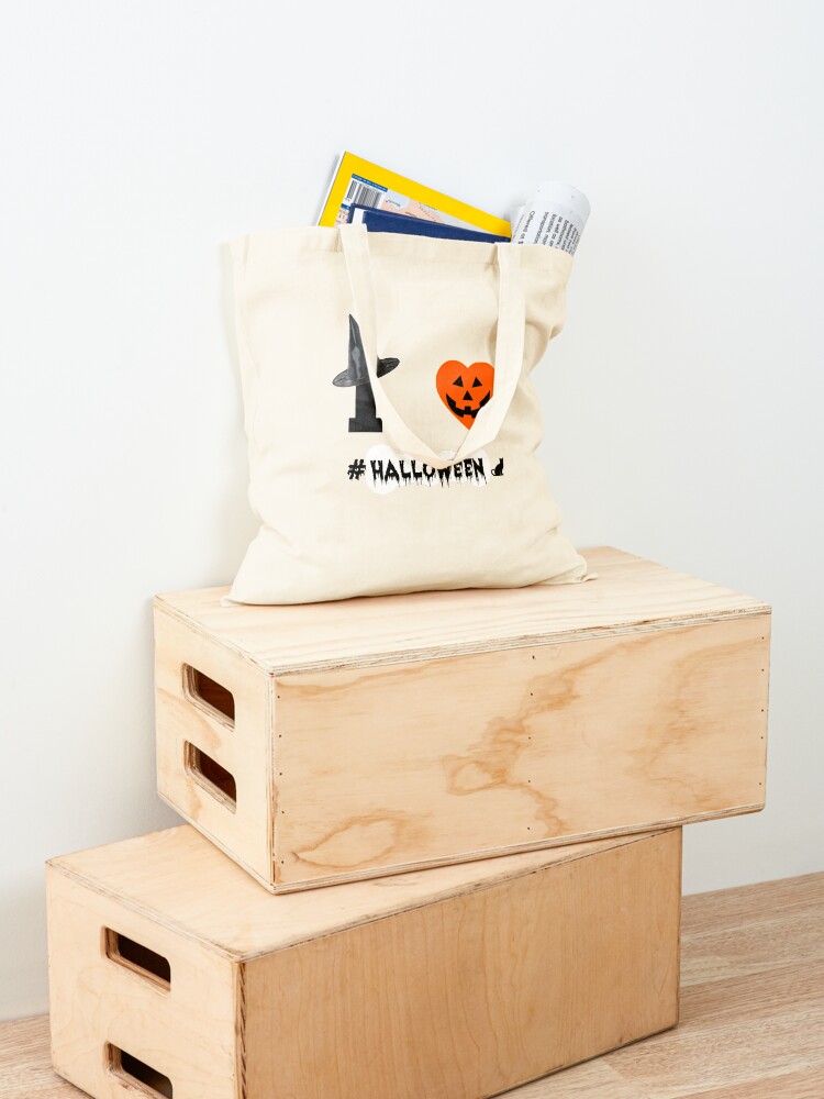 Alternate view of I Love Halloween Tote Bag