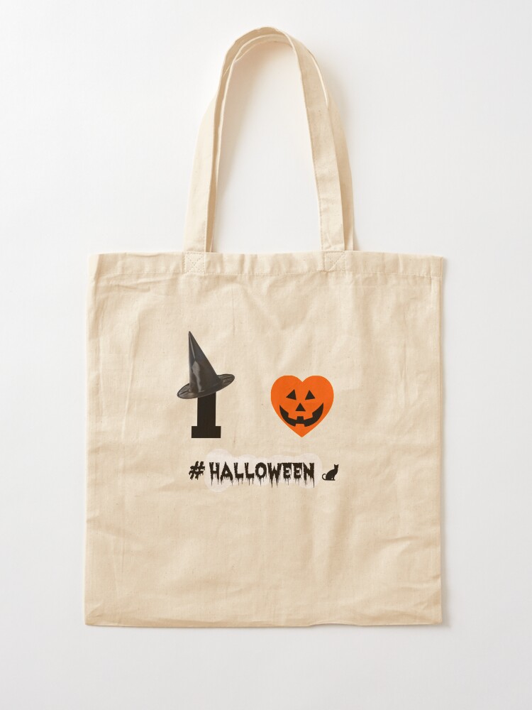 Alternate view of I Love Halloween Tote Bag