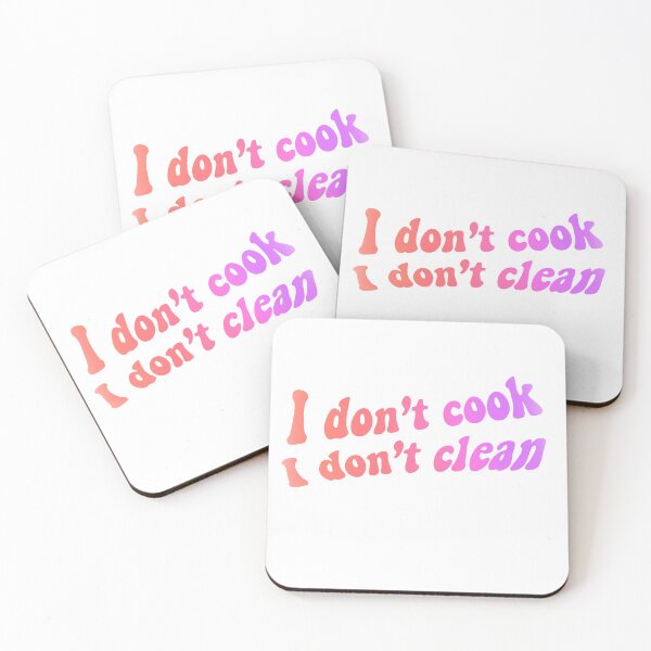 Item preview, I don’t cook I don’t clean designed and sold by stickerbygracie.