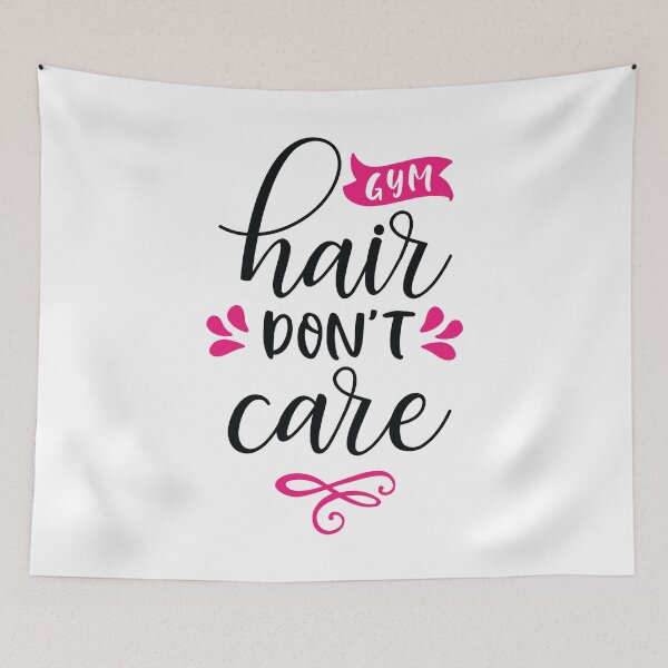 Item preview, Gym Hair Don't Care | Funny Gym Gift designed and sold by motivationaltee.