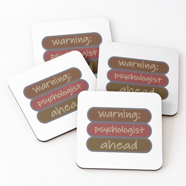 Item preview, Warning Psychologist Ahead designed and sold by Fas Designs.