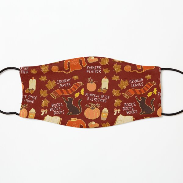 Autumn / Fall Pattern Kids Mask