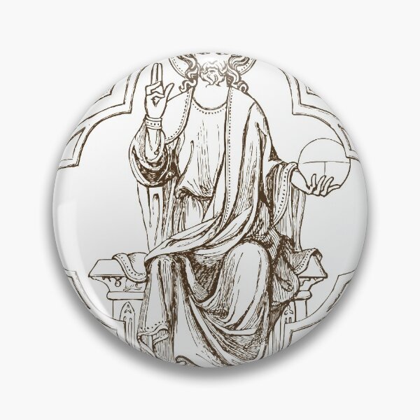 Item preview, Jesus Blessing designed and sold by CatholicArtisan.