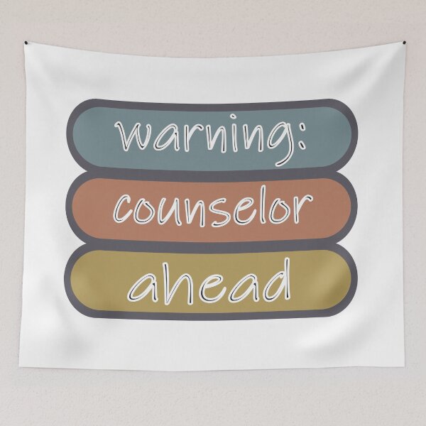 Item preview, Warning Counselor Ahead designed and sold by Fas Designs.
