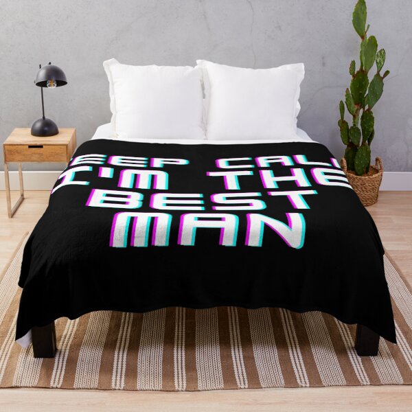 Item preview, Keep Calm I'm The Best Man designed and sold by Easy Breezy.