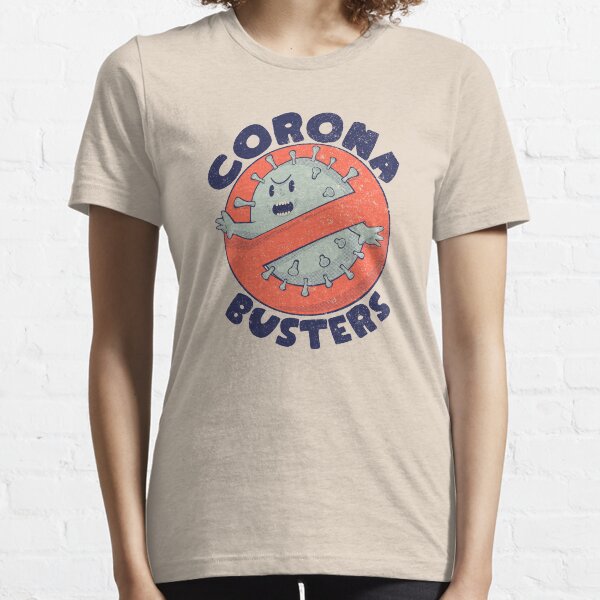Corona Busters Logo T-Shirt Maske für Frontline-Virus Covid19 Fighters Healthcare Hero Arbeiter überlebt ICU Nurse Doctors MD Medizinisches Personal Selbstisolierende Ersthelfer Coronabusters Volunteer Essential T-Shirt